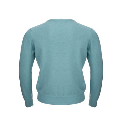 Gran Sasso Turquoise Cashmere Sweater Elegance
