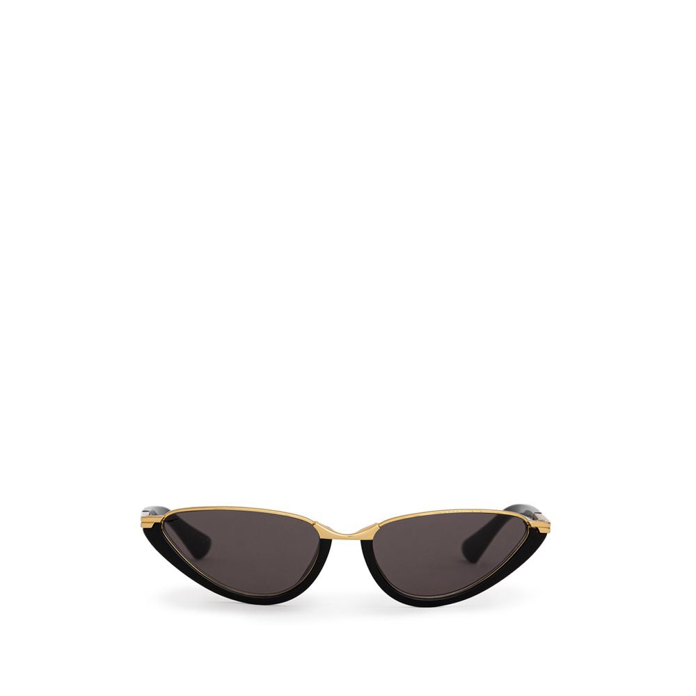 Bottega Veneta Black Acetate Sunglasses