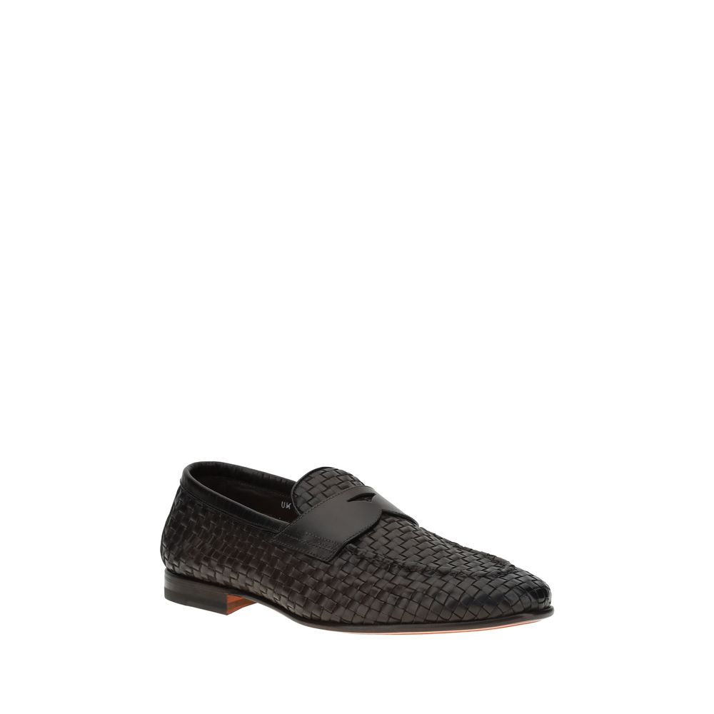 Santoni Penny Loafers