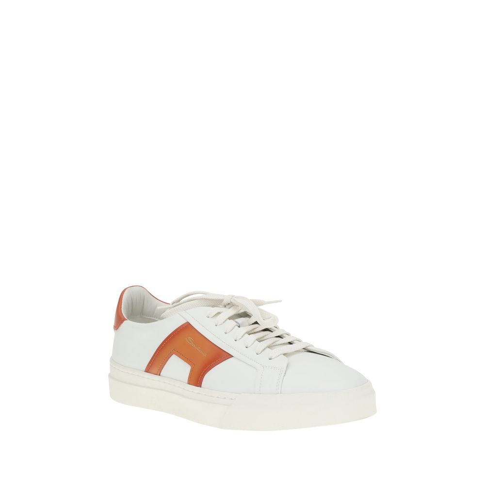 Santoni Leather Sneakers