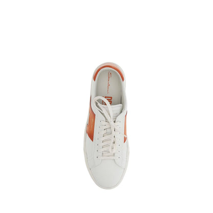 Santoni Leather Sneakers