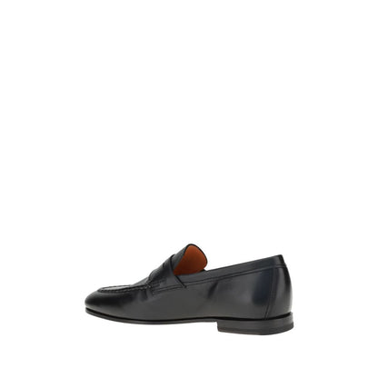 Santoni Leather Loafers
