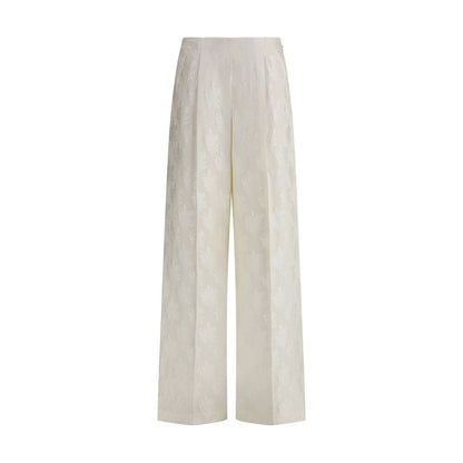 Fendi Satin Bouquet Pants