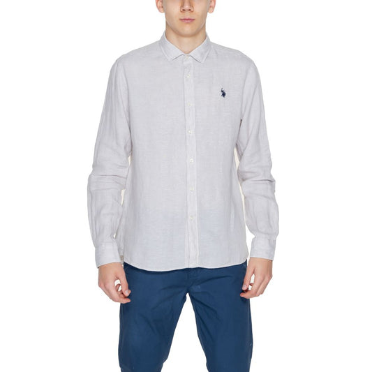 U.S. POLO ASSN. Beige Linen Shirt