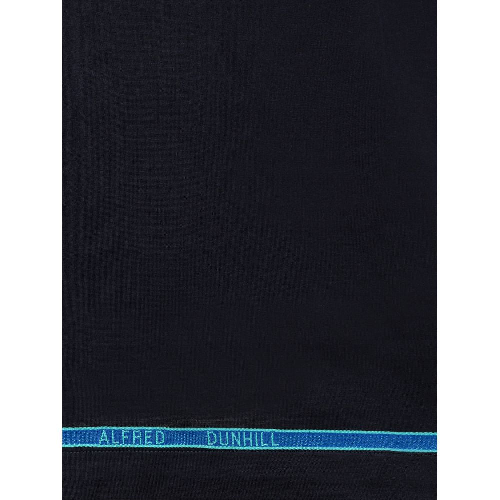 Dunhill Blue Cotton Polo Shirt