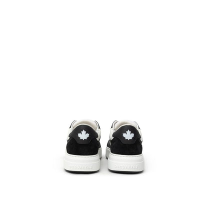 Dsquared² Black And White Leather Sneaker
