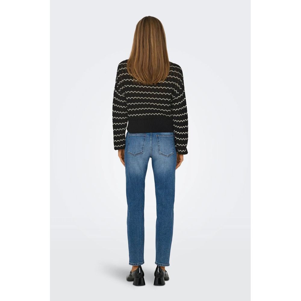 Only Black Cotton Sweater