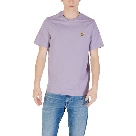 Lyle & Scott Purple Cotton T-Shirt