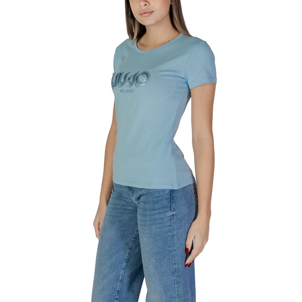 Liu Jo Blue Cotton Tops & T-Shirt