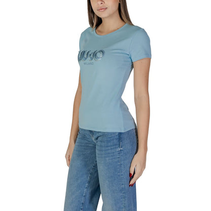 Liu Jo Blue Cotton Tops & T-Shirt