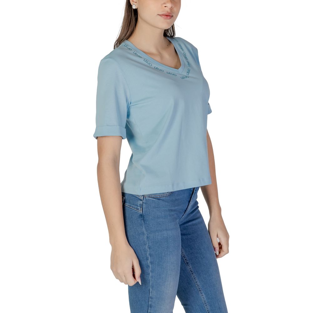 Liu Jo Blue Cotton Tops & T-Shirt