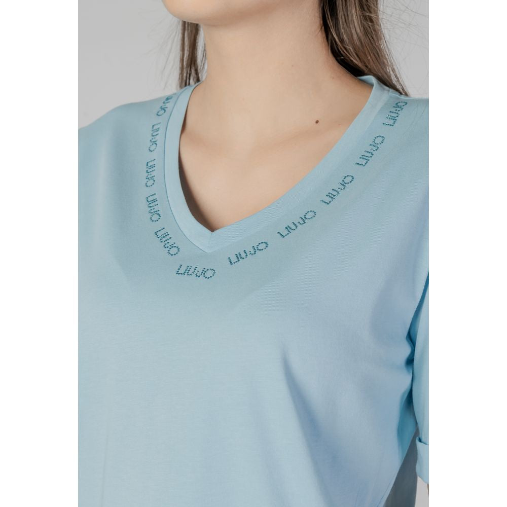 Liu Jo Blue Cotton Tops & T-Shirt