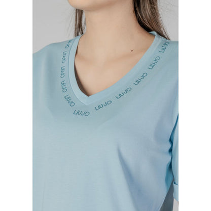 Liu Jo Blue Cotton Tops & T-Shirt