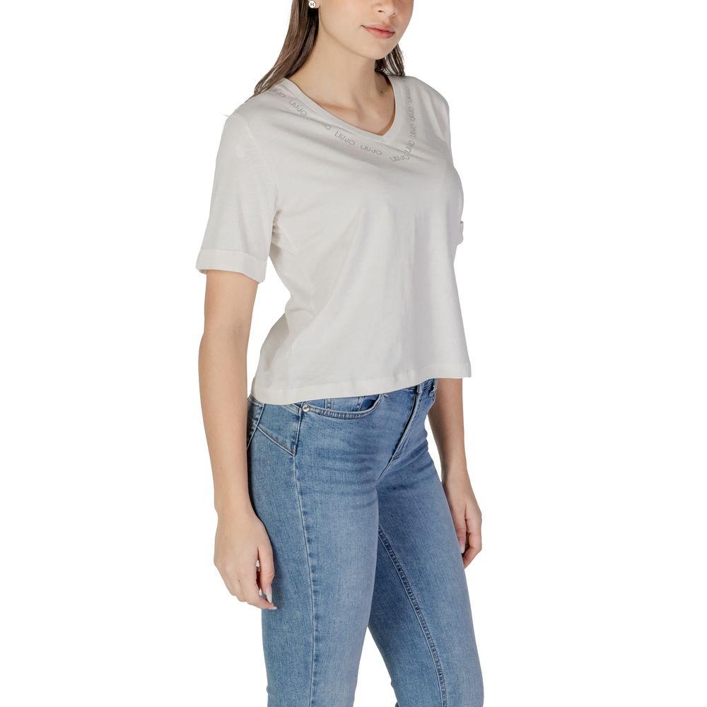 Liu Jo White Cotton Tops & T-Shirt