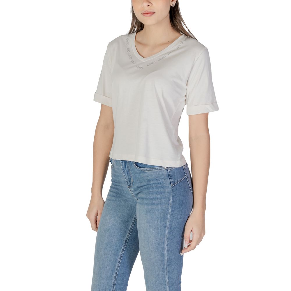 Liu Jo White Cotton Tops & T-Shirt