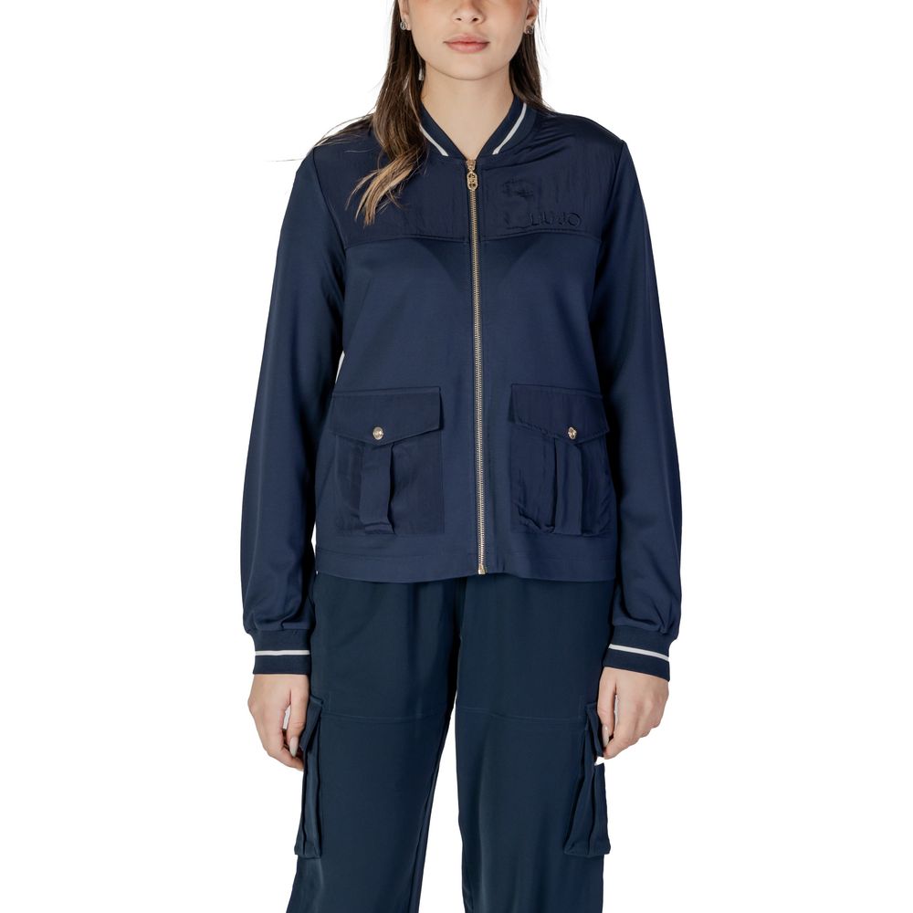 Liu Jo Blue Viscose Sweater