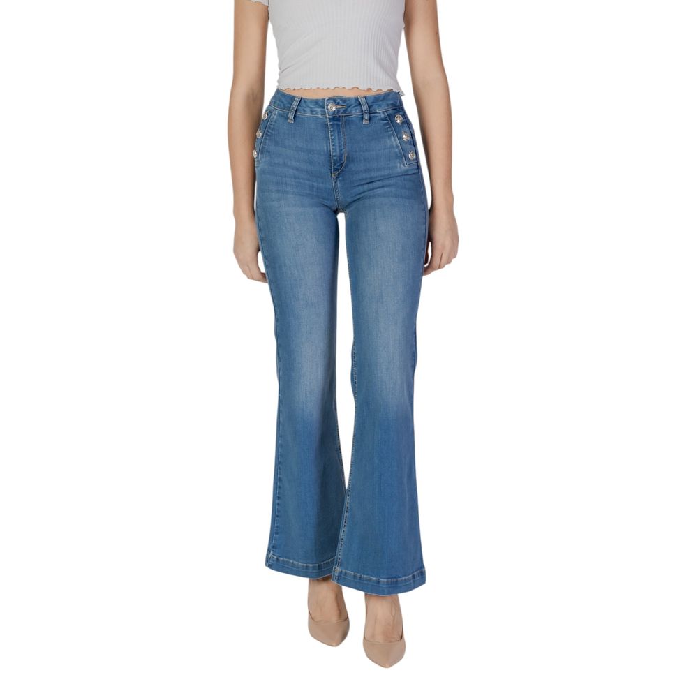 Liu Jo Light Blue Cotton Jeans & Pant