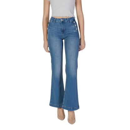 Liu Jo Light Blue Cotton Jeans & Pant