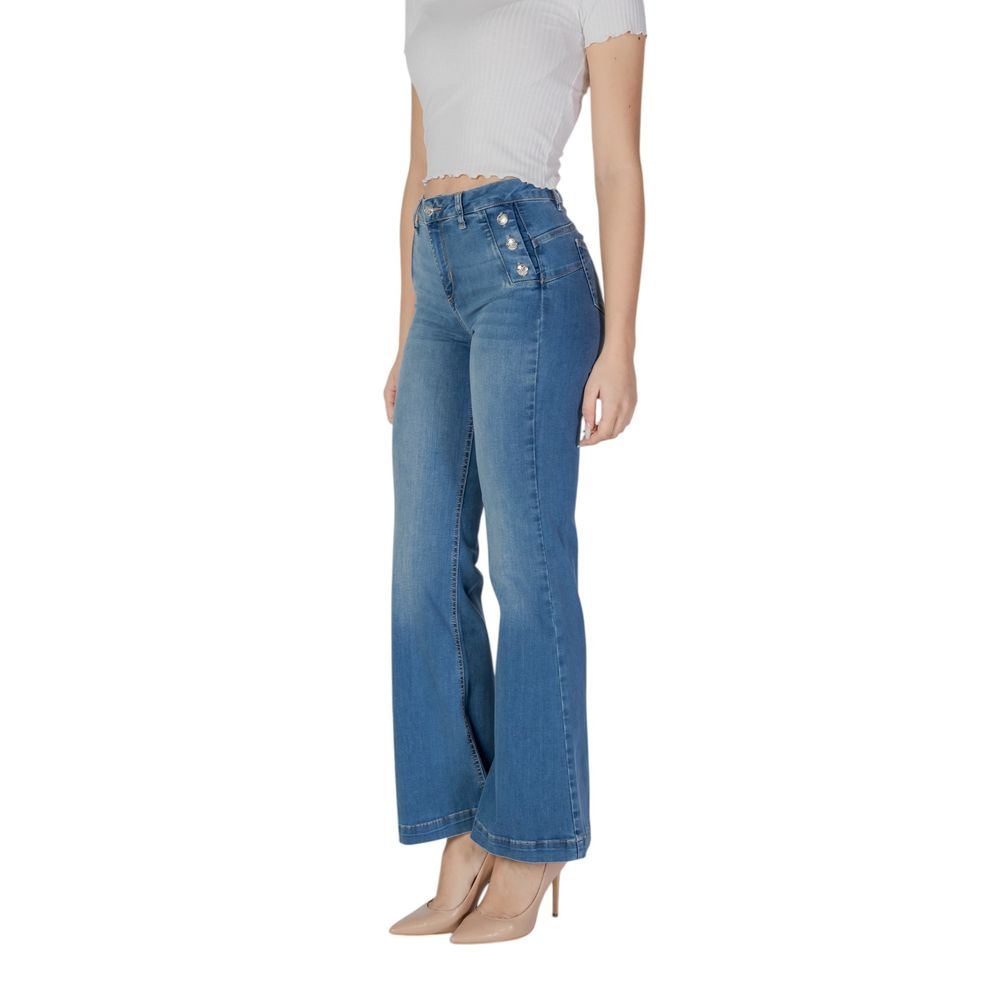 Liu Jo Light Blue Cotton Jeans & Pant