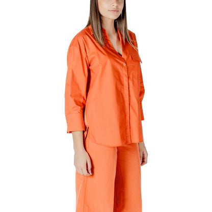 Liu Jo Orange Cotton Shirt