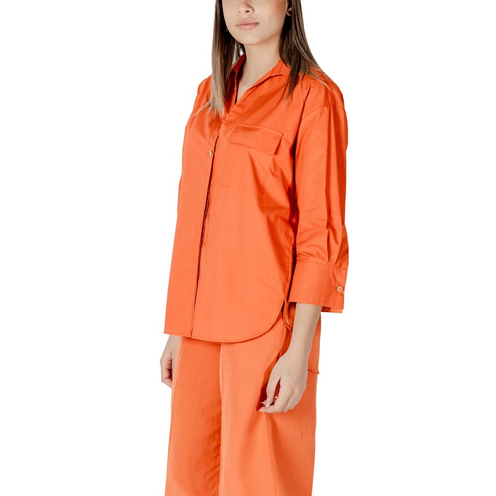 Liu Jo Orange Cotton Shirt
