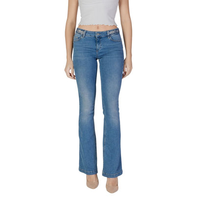 Liu Jo Light Blue Cotton Jeans & Pant