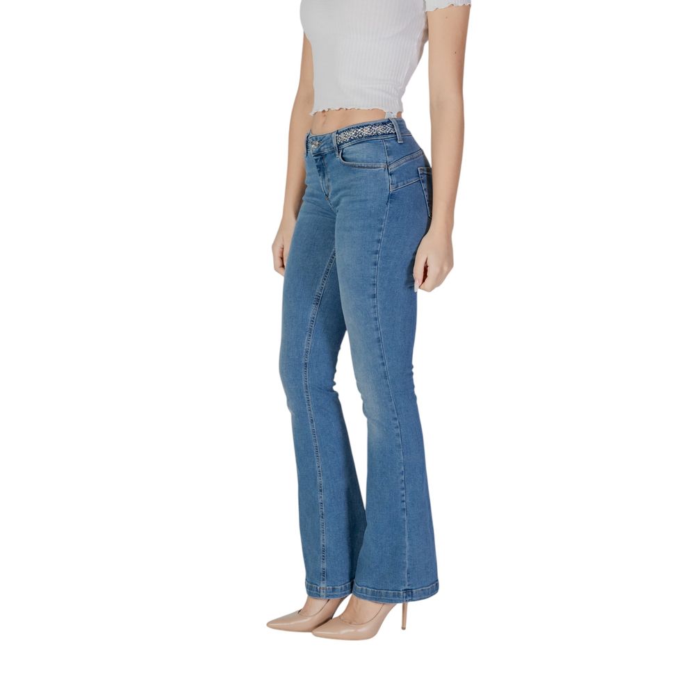 Liu Jo Light Blue Cotton Jeans & Pant