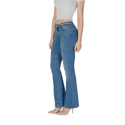 Liu Jo Light Blue Cotton Jeans & Pant