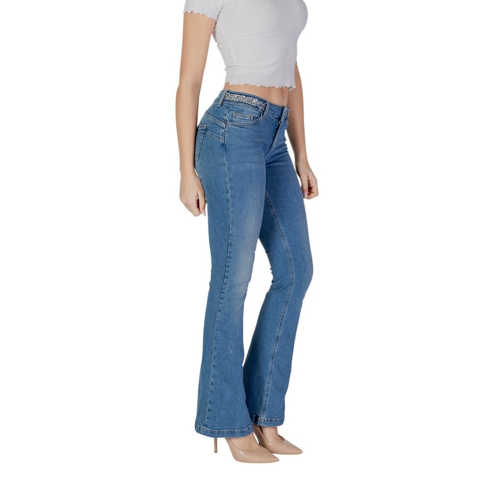Liu Jo Light Blue Cotton Jeans & Pant