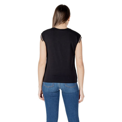 Liu Jo Black Cotton Tops & T-Shirt
