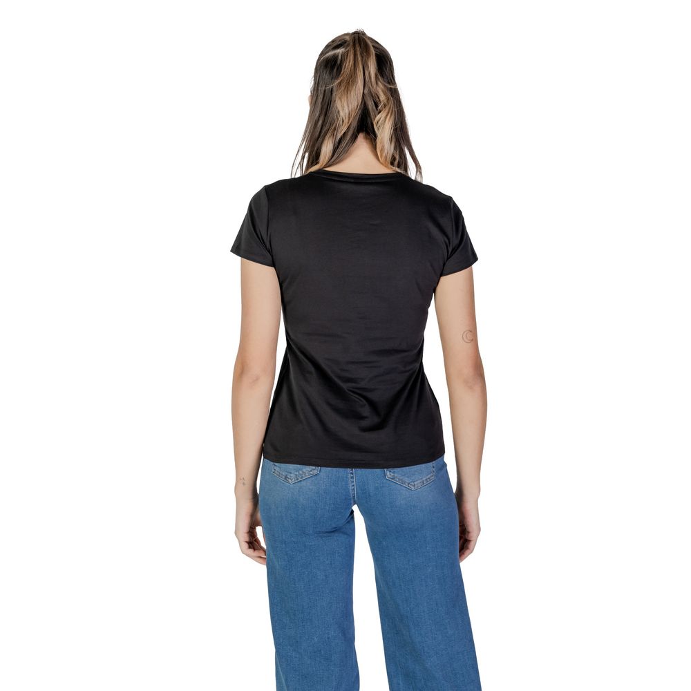 Liu Jo Black Cotton Tops & T-Shirt