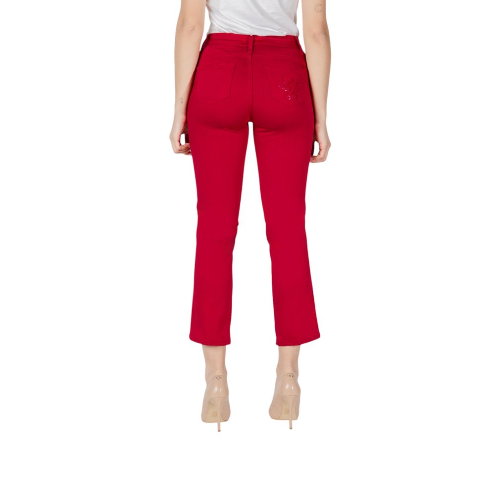 Liu Jo Red Cotton Jeans & Pant