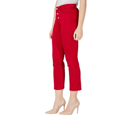 Liu Jo Red Cotton Jeans & Pant