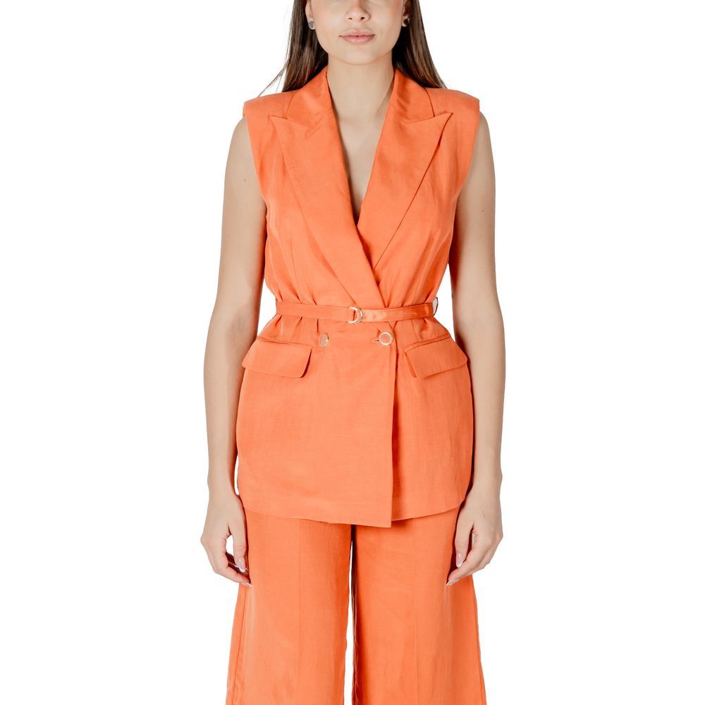 Liu Jo Orange Lyocell Vest