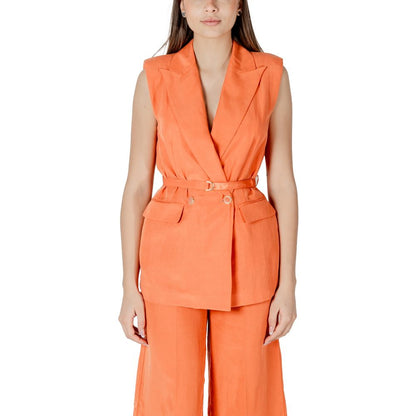 Liu Jo Orange Lyocell Vest