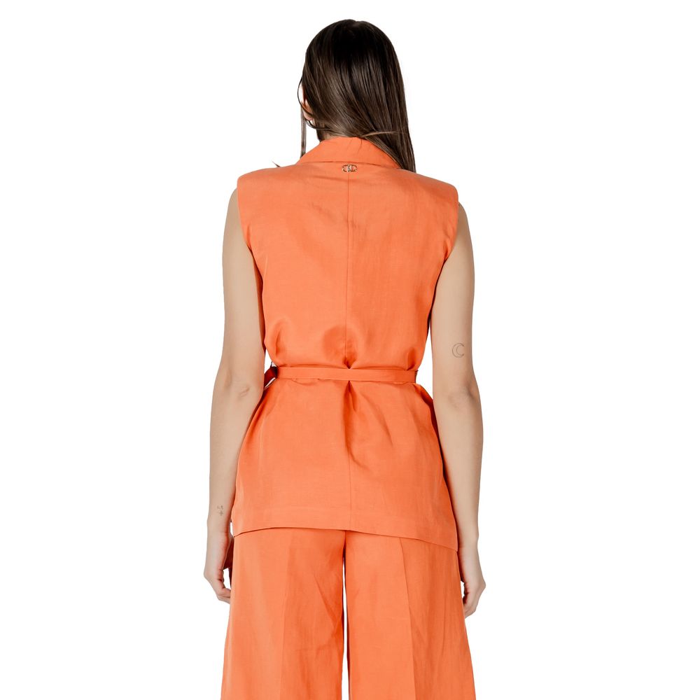 Liu Jo Orange Lyocell Vest