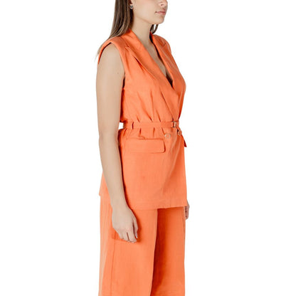 Liu Jo Orange Lyocell Vest