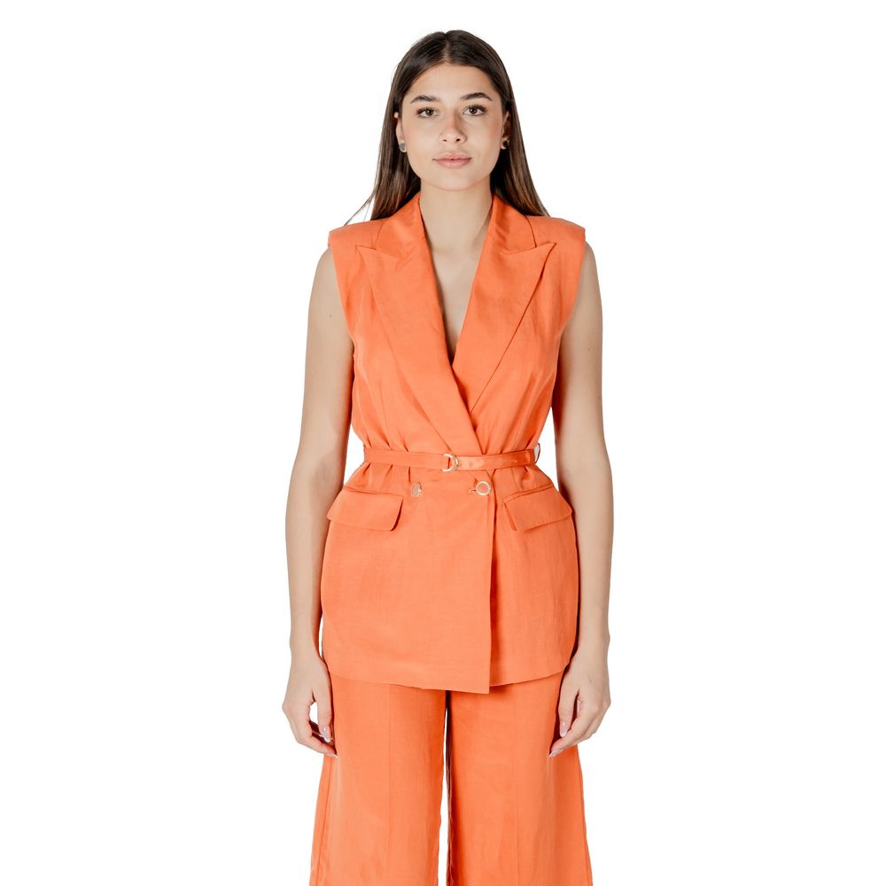 Liu Jo Orange Lyocell Vest
