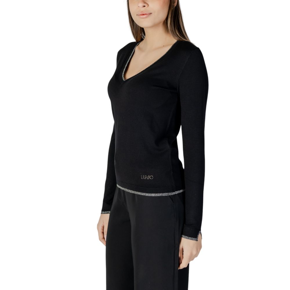 Liu Jo Black Viscose Tops & T-Shirt