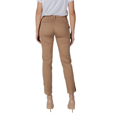 Liu Jo Beige Cotton Jeans & Pant
