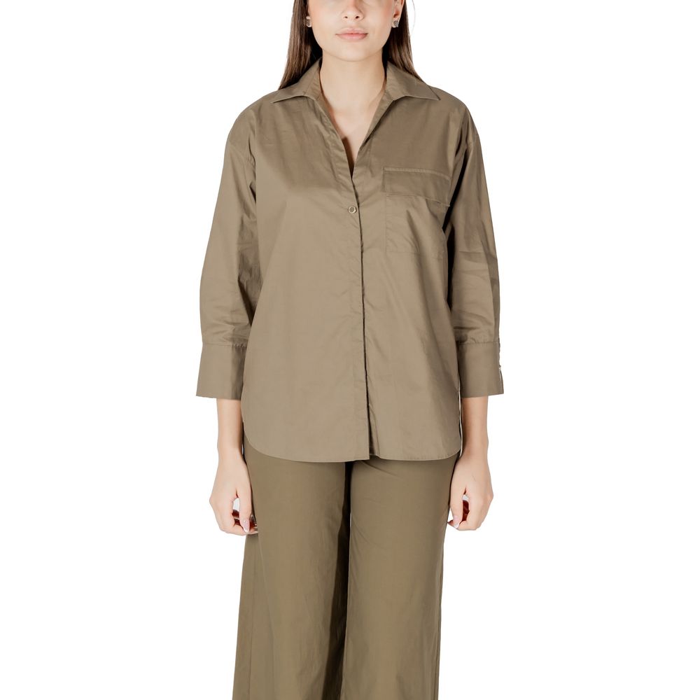 Liu Jo Green Cotton Shirt