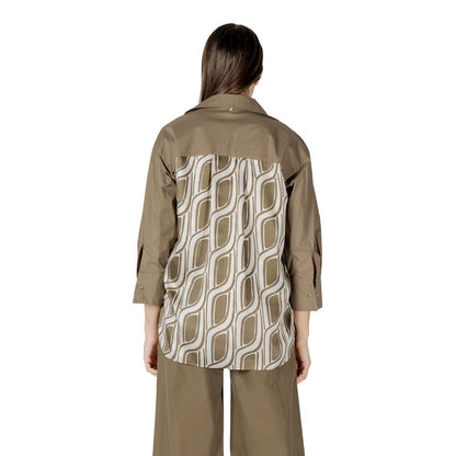 Liu Jo Green Cotton Shirt