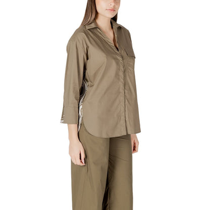 Liu Jo Green Cotton Shirt