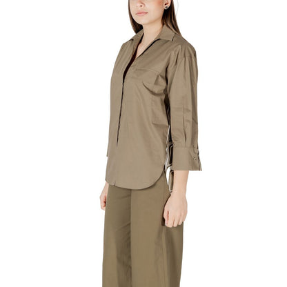 Liu Jo Green Cotton Shirt