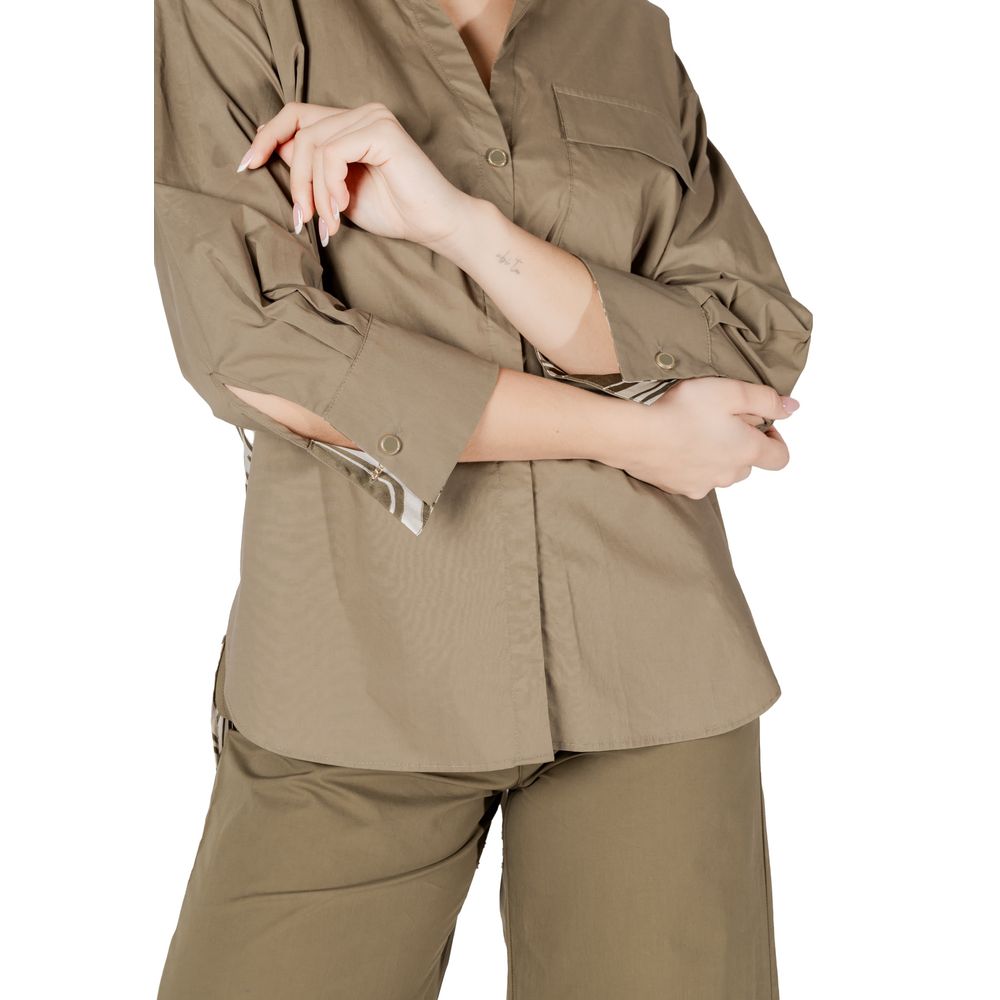 Liu Jo Green Cotton Shirt