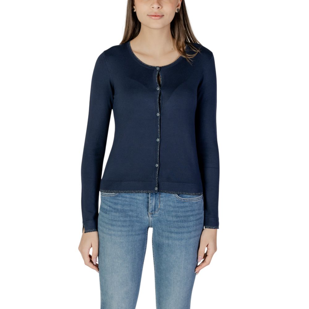 Liu Jo Blue Viscose Cardigan