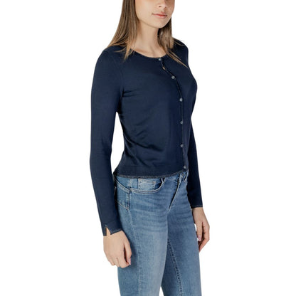 Liu Jo Blue Viscose Cardigan