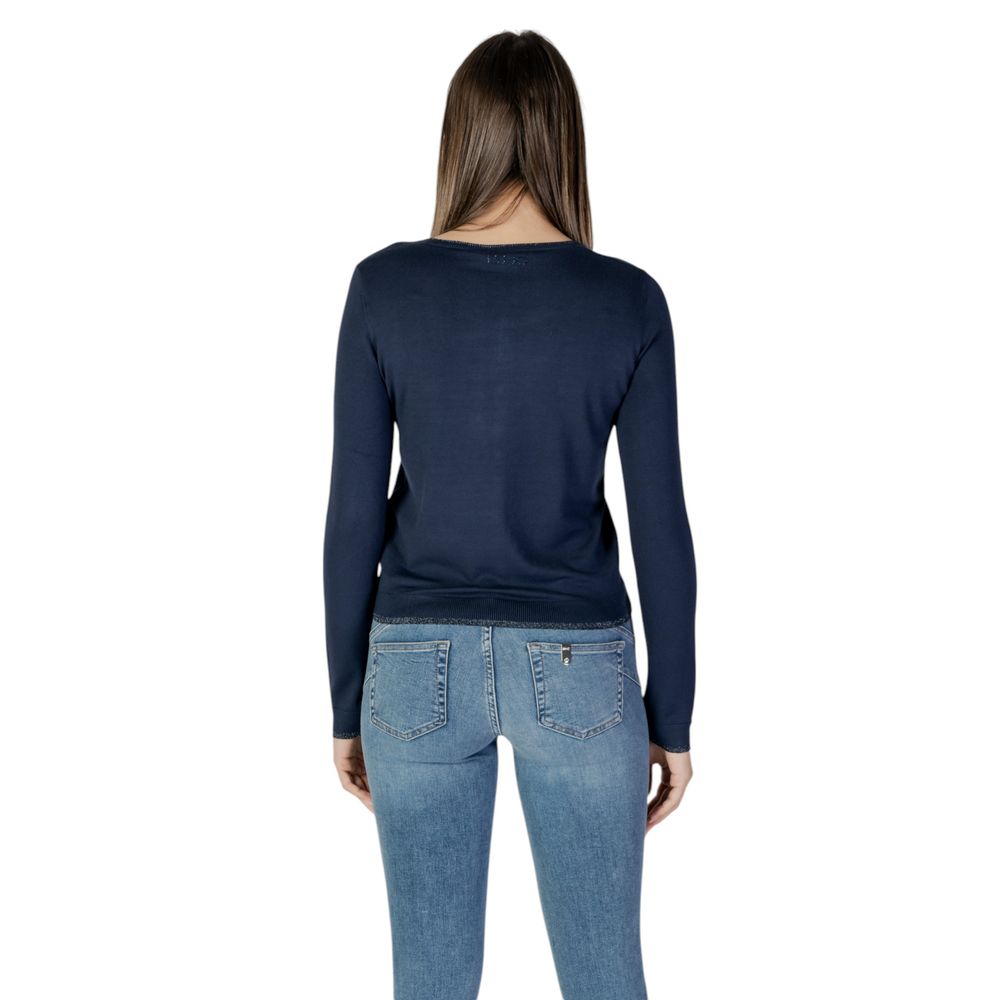 Liu Jo Blue Viscose Cardigan