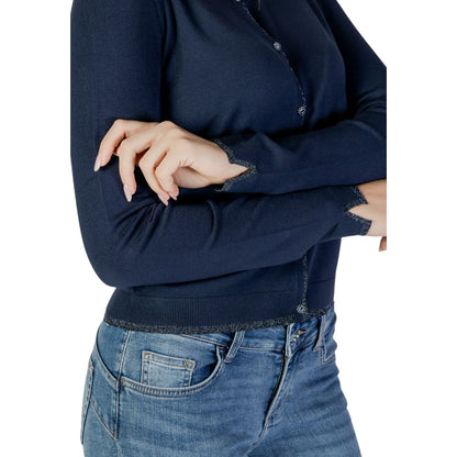 Liu Jo Blue Viscose Cardigan