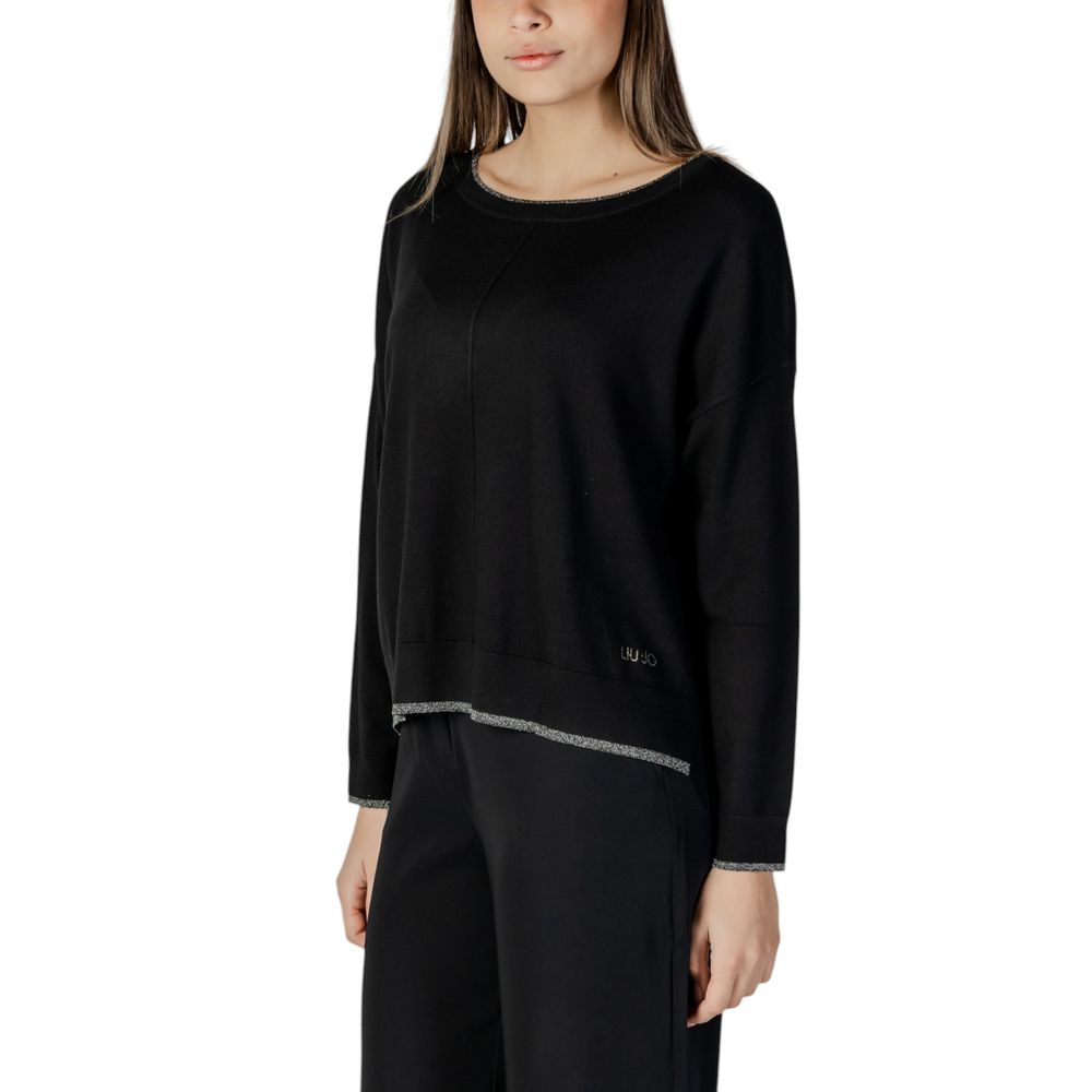Liu Jo Black Viscose Tops & T-Shirt